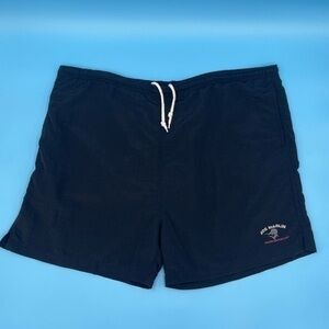 Vintage Embroidered Joe Marlin Swim Shorts 5”